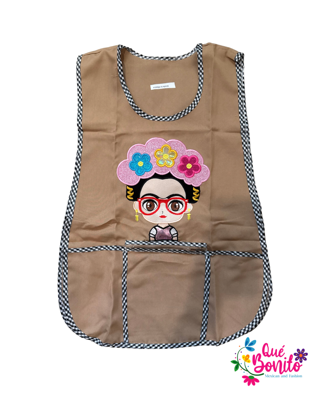 Catalina Polyester Apron Both Sides with Strings on the Side with Three Pockets and Zipper