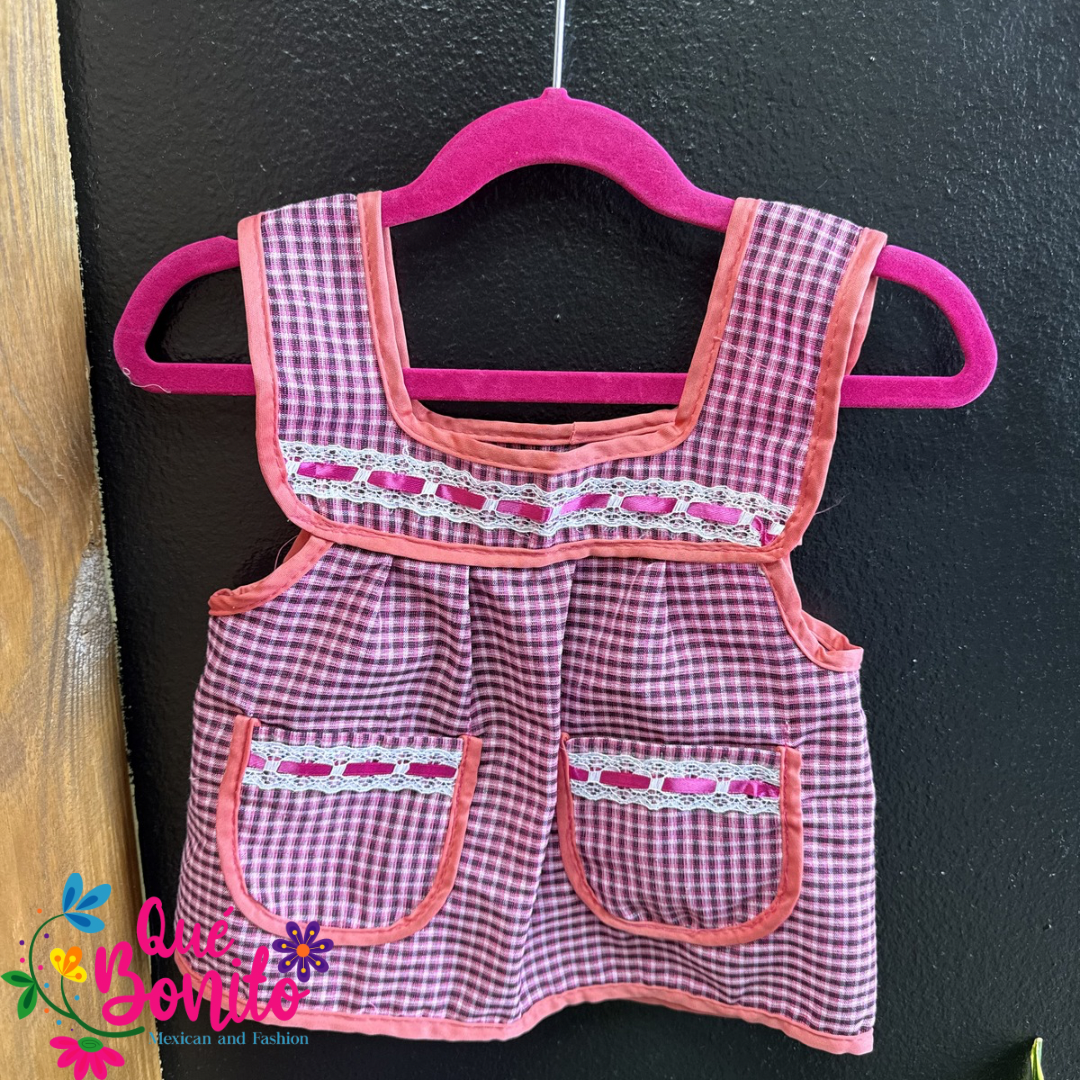 Size 2T Apron for Girls w/Pockets