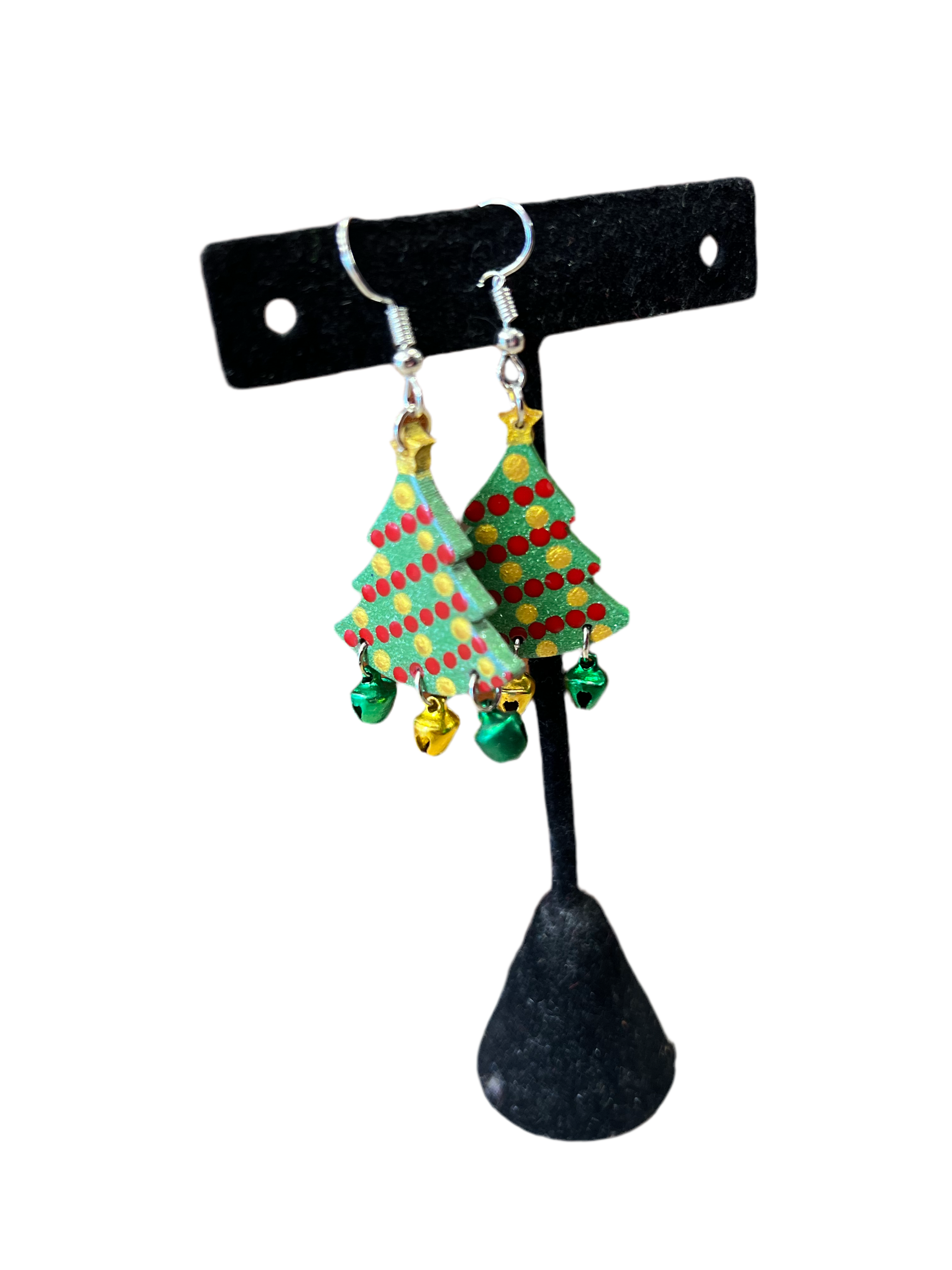 Christmas Wood Earrings