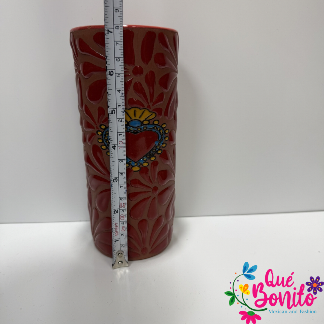 Heart Red Cup for Water Hand Crafted Unique Styles