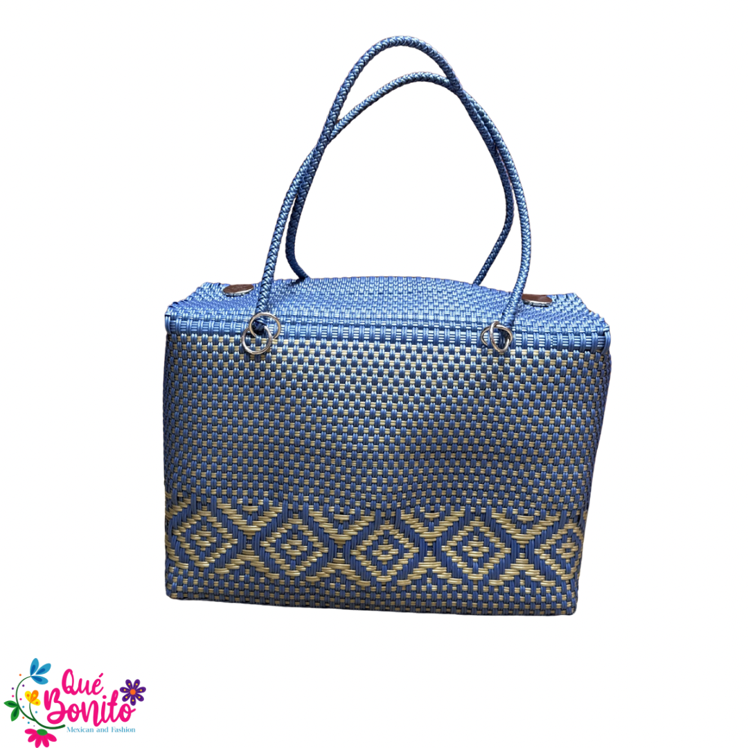 Lunch Box Hand Woven Recycled Plastic Hand Crafted