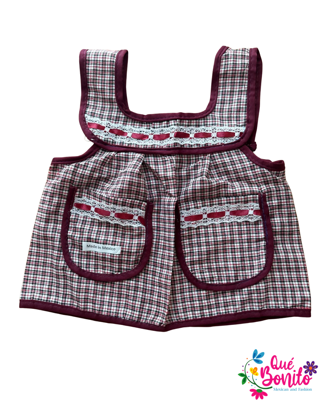 Size 2T Apron for Girls w/Pockets