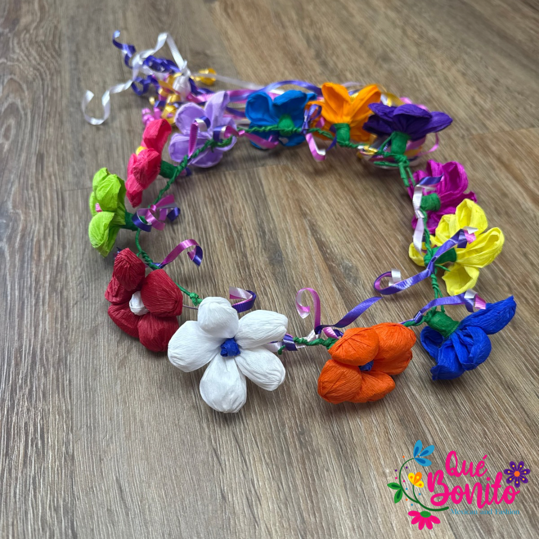 Paper Flowers Headband