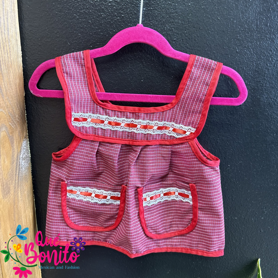 Size 2T Apron for Girls w/Pockets