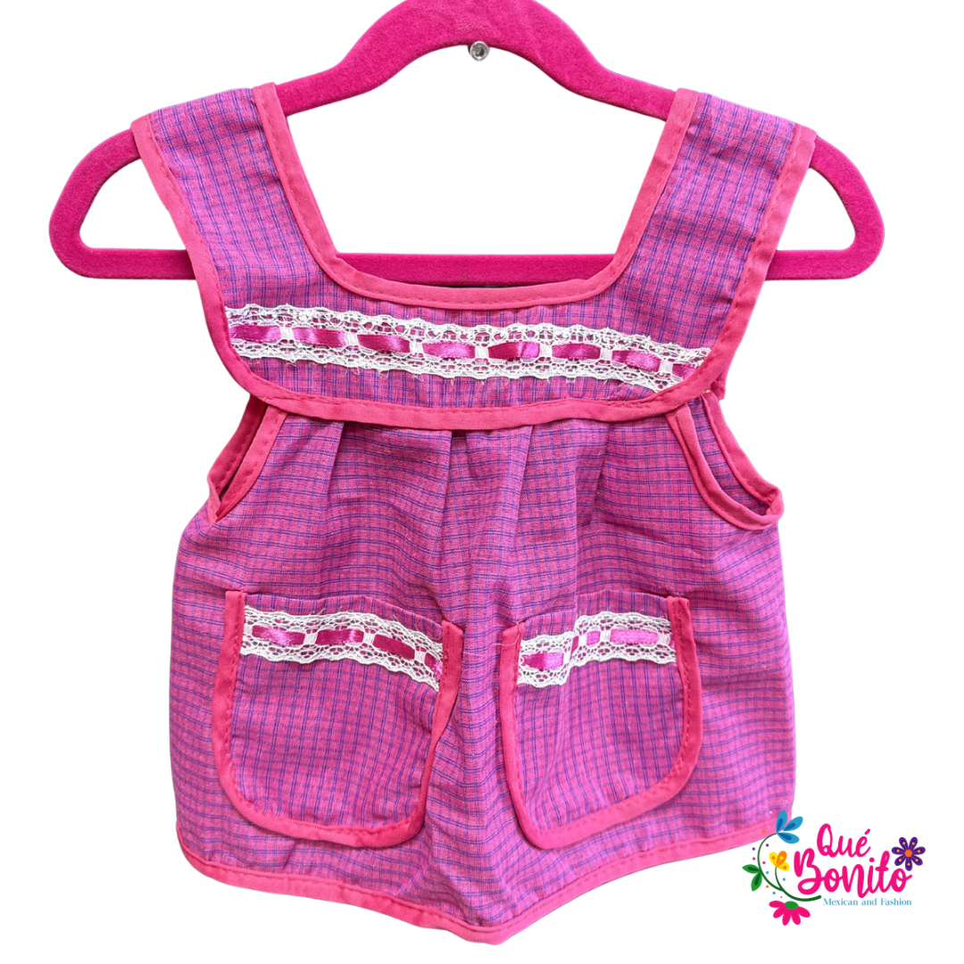 Size 2T Apron for Girls w/Pockets