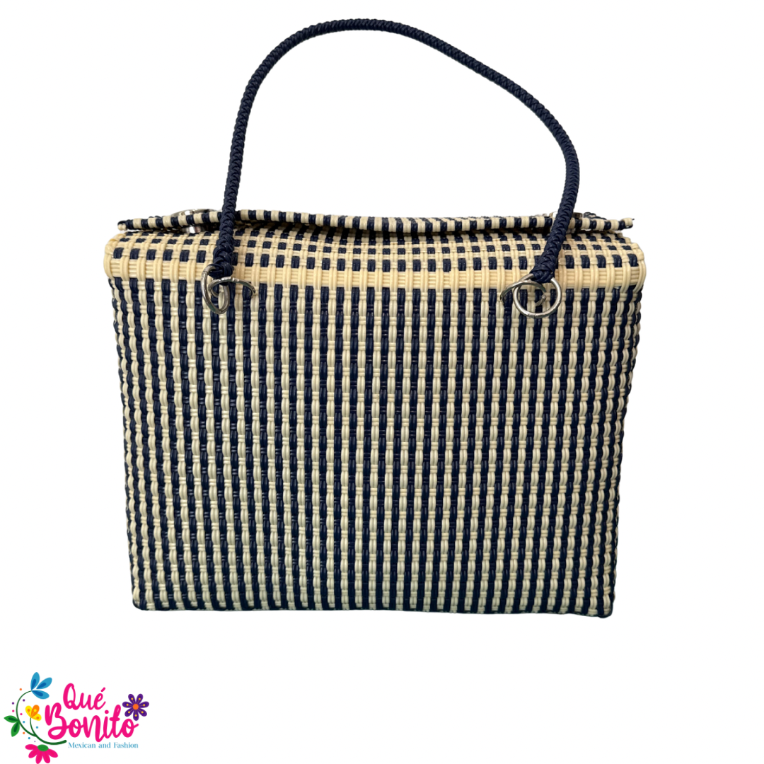 Lunch Box Hand Woven Recycled Plastic Hand Crafted