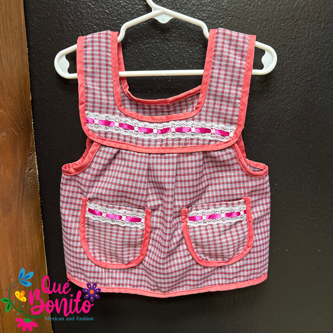 Size 2T Apron for Girls w/Pockets