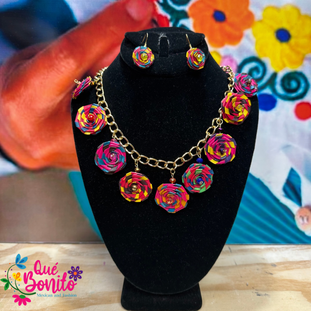 Necklace Set Different Colors and Styles Hand Crafted with Beads