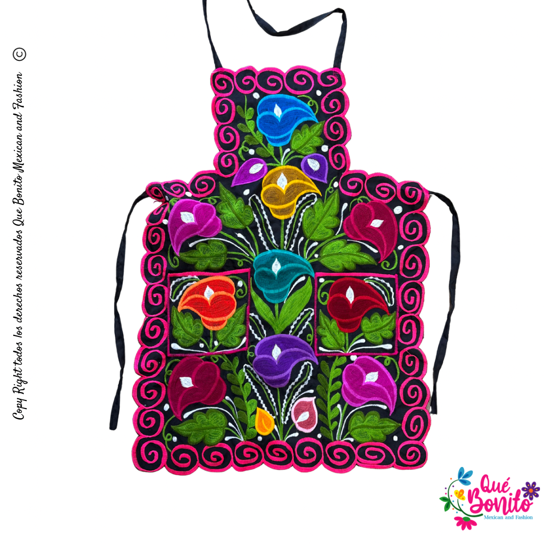 Floral Apron One Size with Adjustable Straps