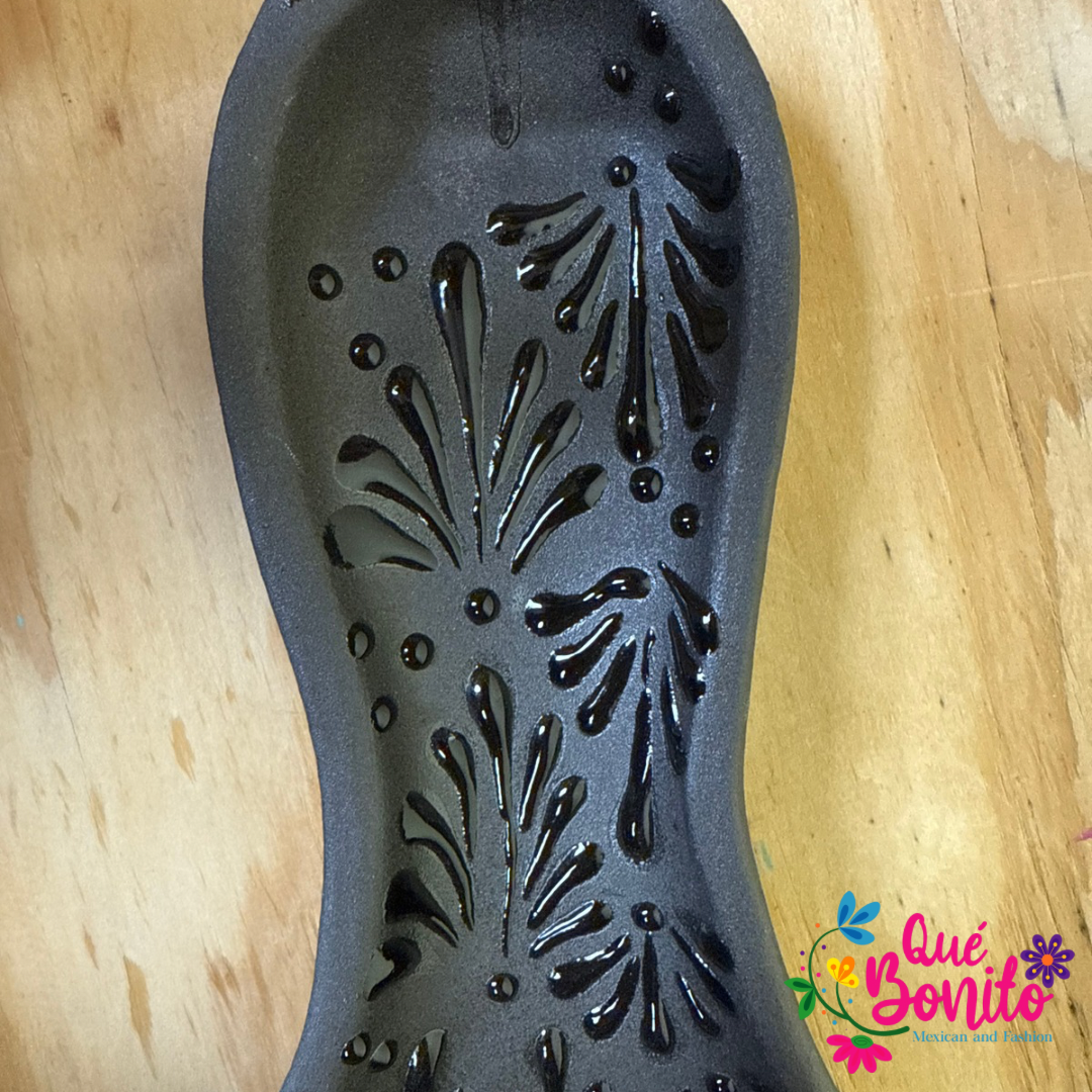 Spoon Holder Clay Black, Pink and Sand Color.