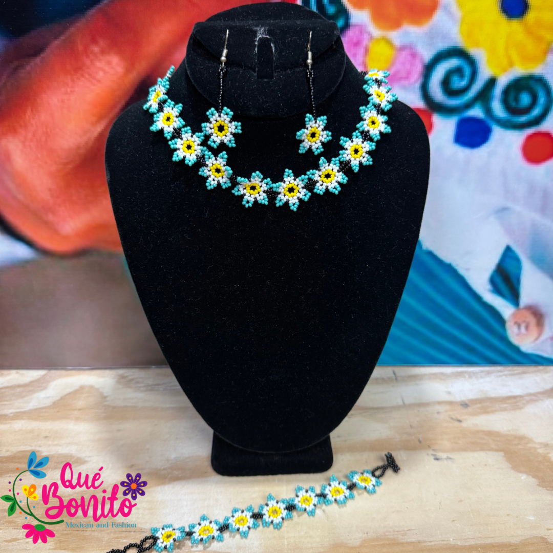 Necklace Set Different Colors and Styles Hand Crafted with Beads