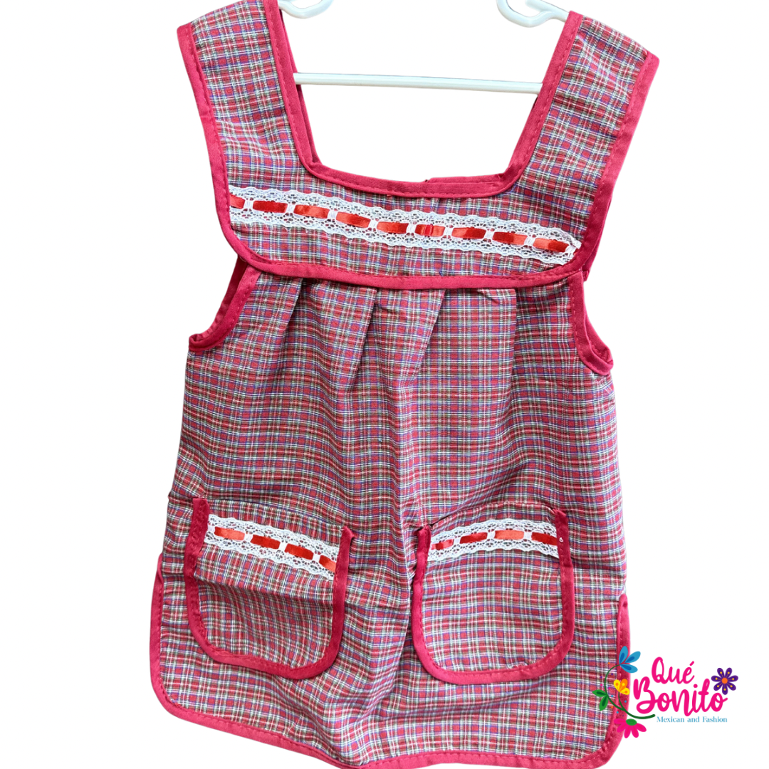 Size 6T Apron for Girls w/Pockets