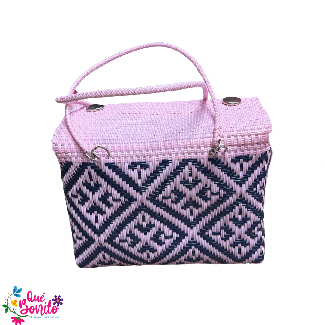 Lunch Box Hand Woven Recycled Plastic Hand Crafted