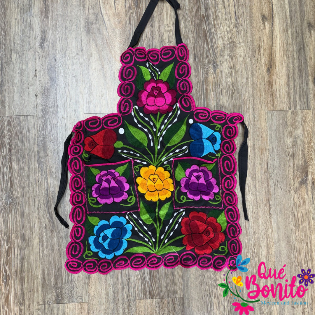 Floral Apron One Size with Adjustable Straps
