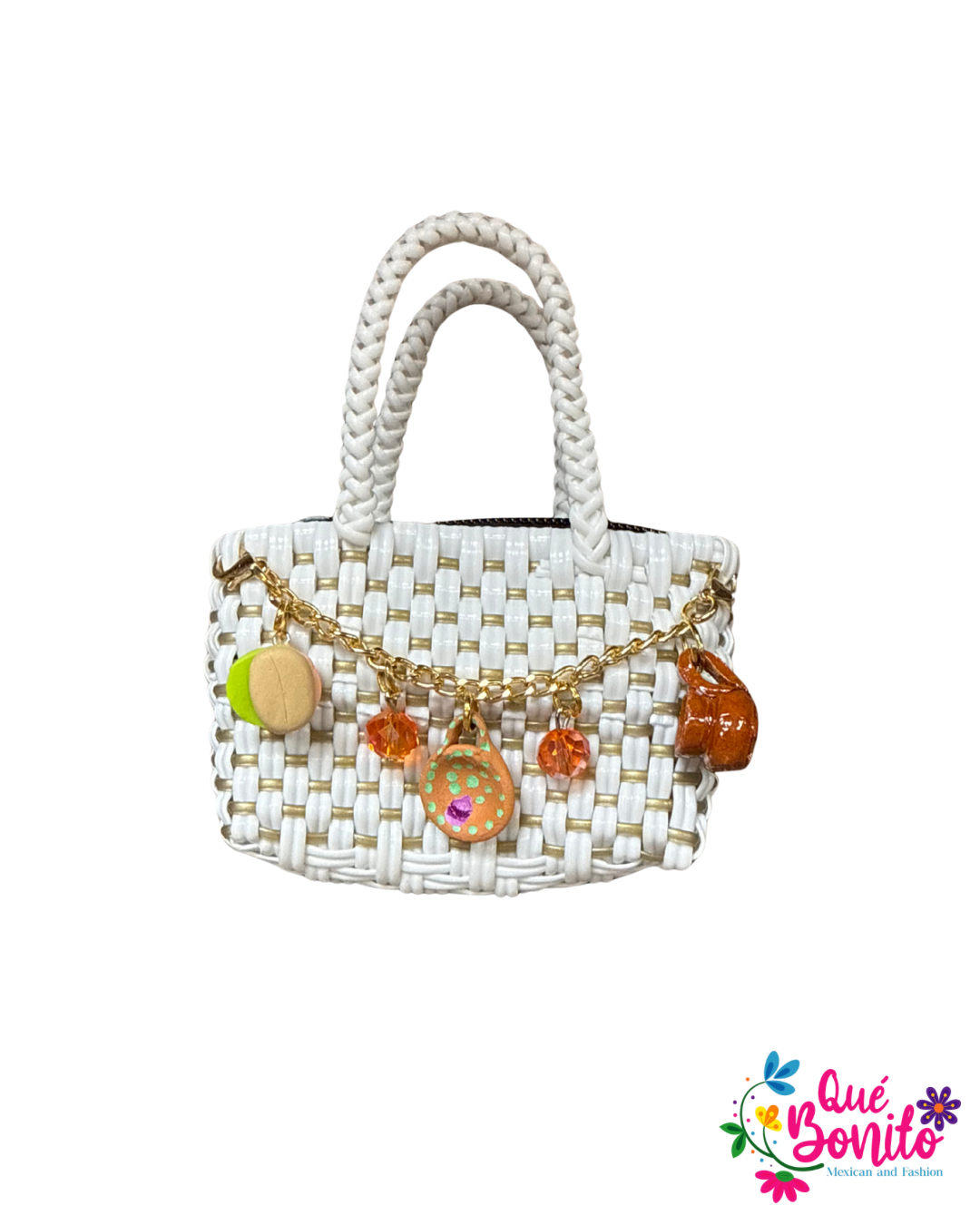 Little Hand Woven Bag with Chain