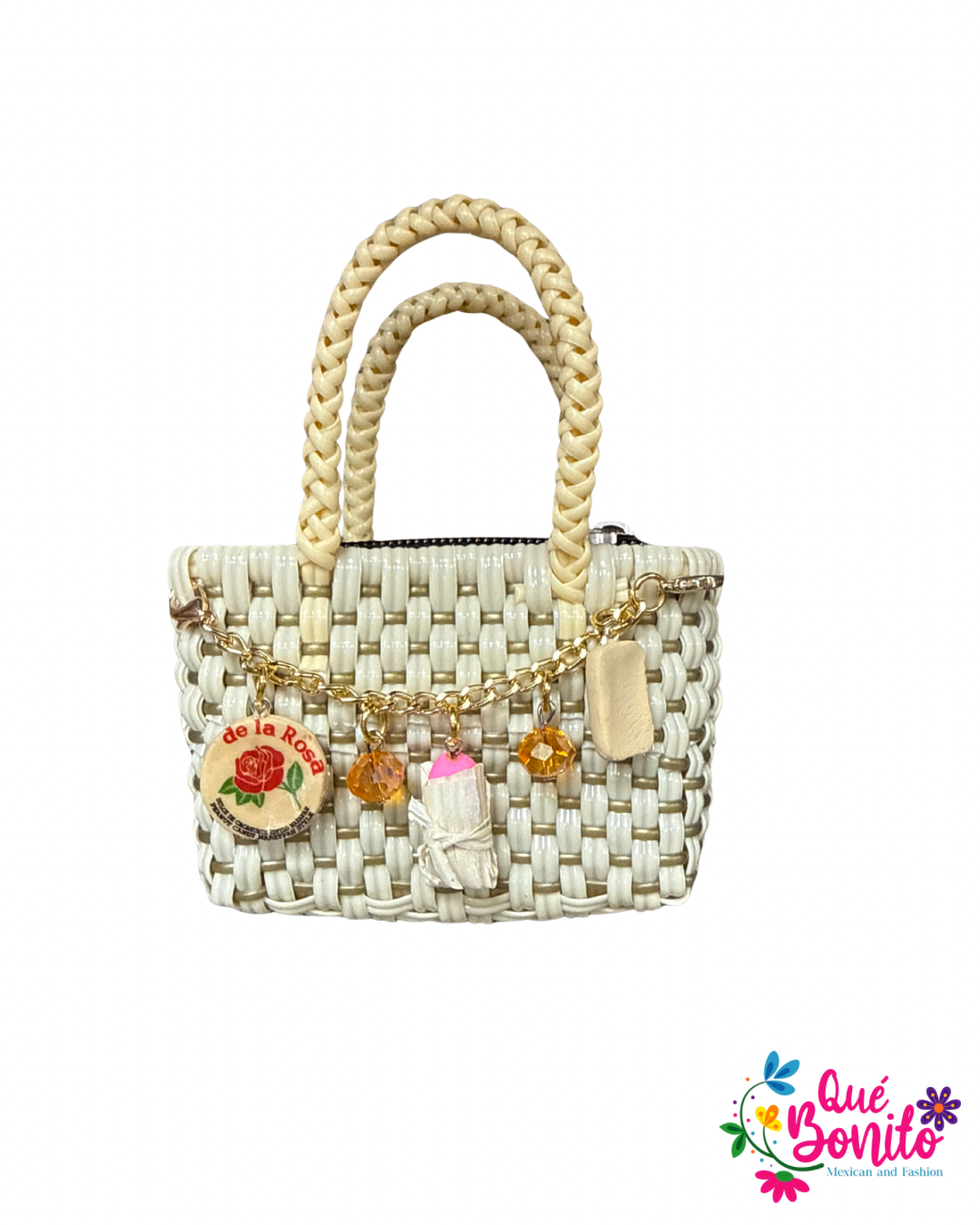 Little Hand Woven Bag with Chain