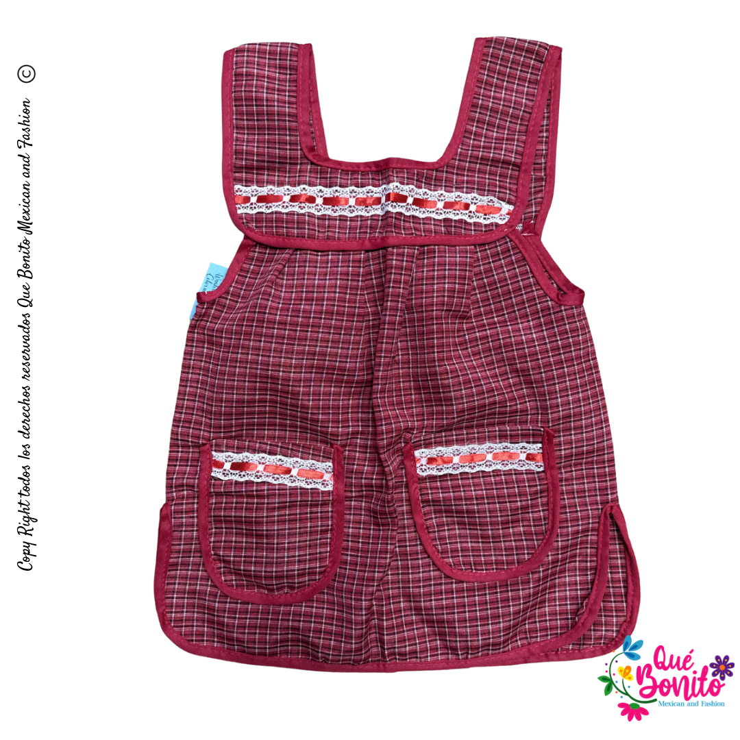 Size 6T Apron for Girls w/Pockets