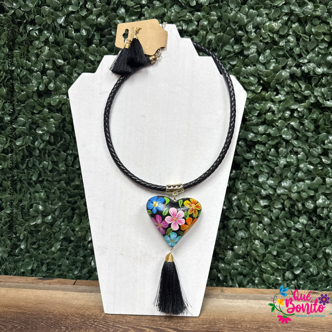 Heart Necklace Handcrafted Versatile Styles One Size