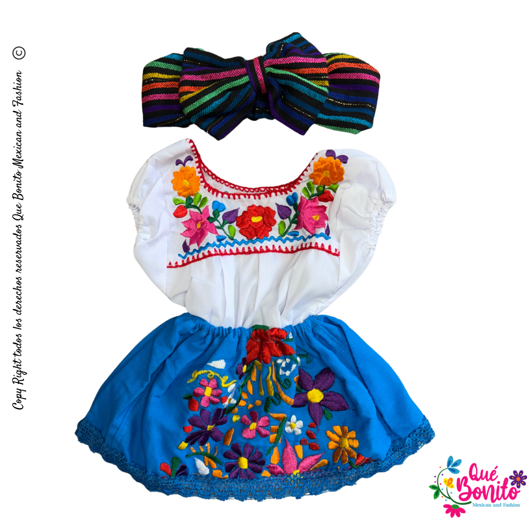 Set Blouse, Skirt and Bow Baby