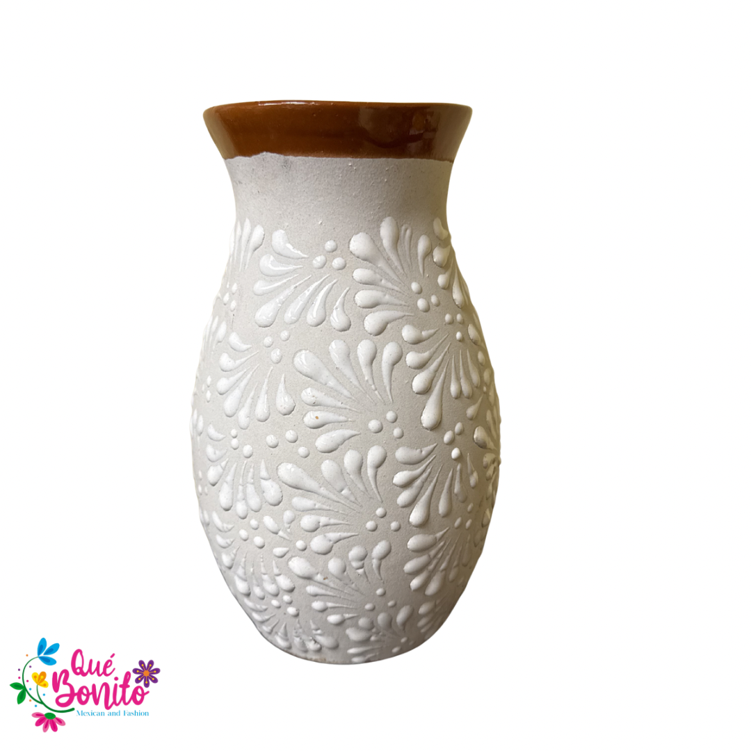 Floral Vase Hand Crafted Water Resistant