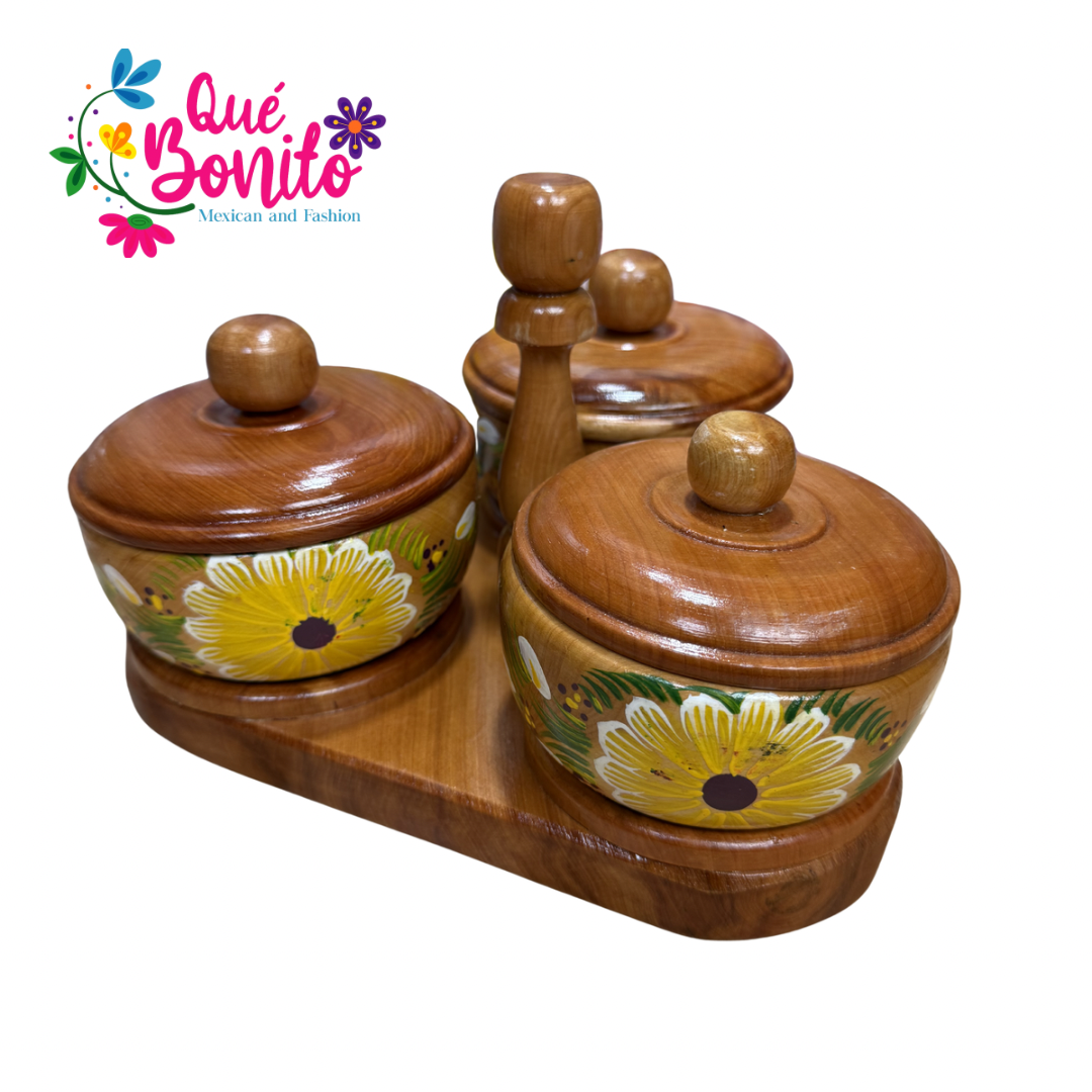 Three Wood Storage Containers with Lids Perfect for Any Ocassion