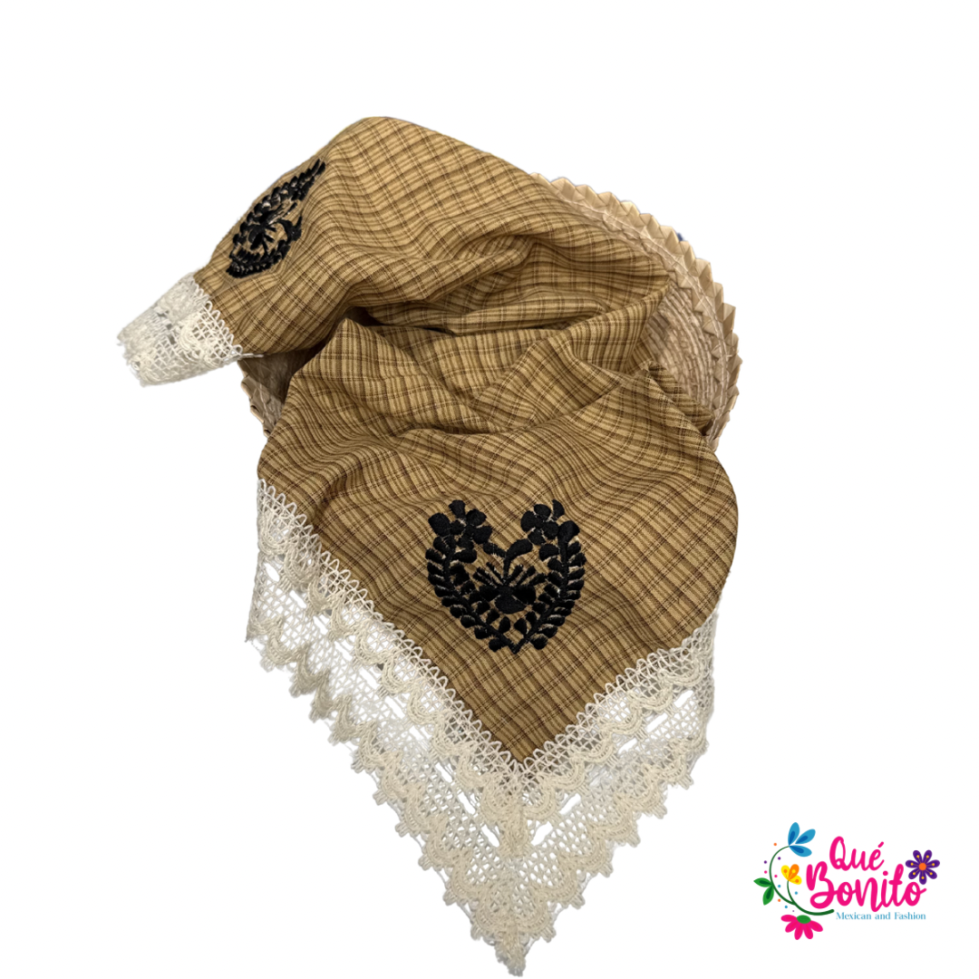 Kitchen Napkin Cloth Embroidered Heart