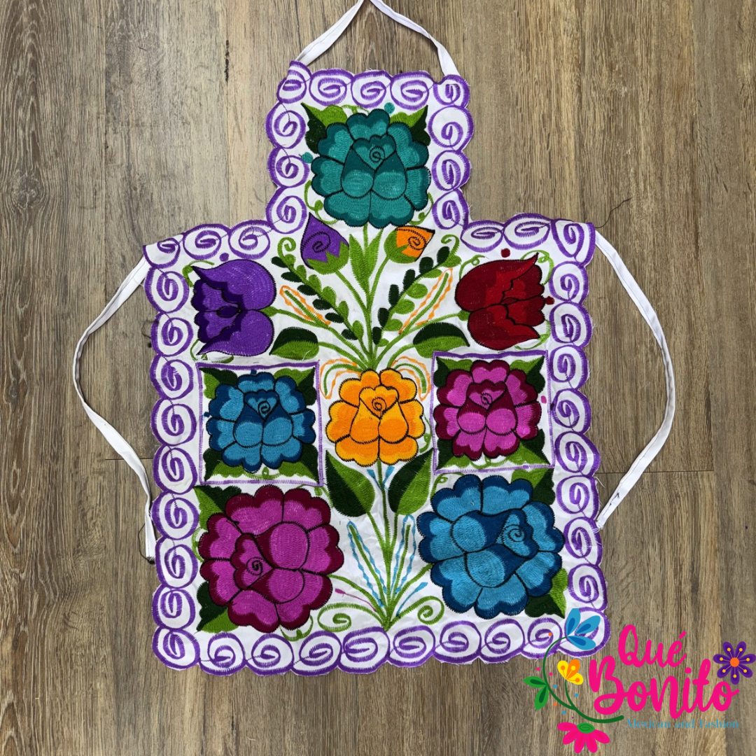 Floral Apron One Size with Adjustable Straps