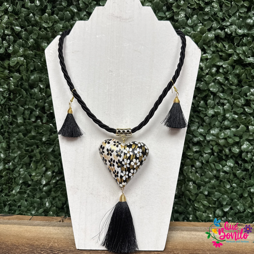 Heart Necklace Handcrafted Versatile Styles One Size