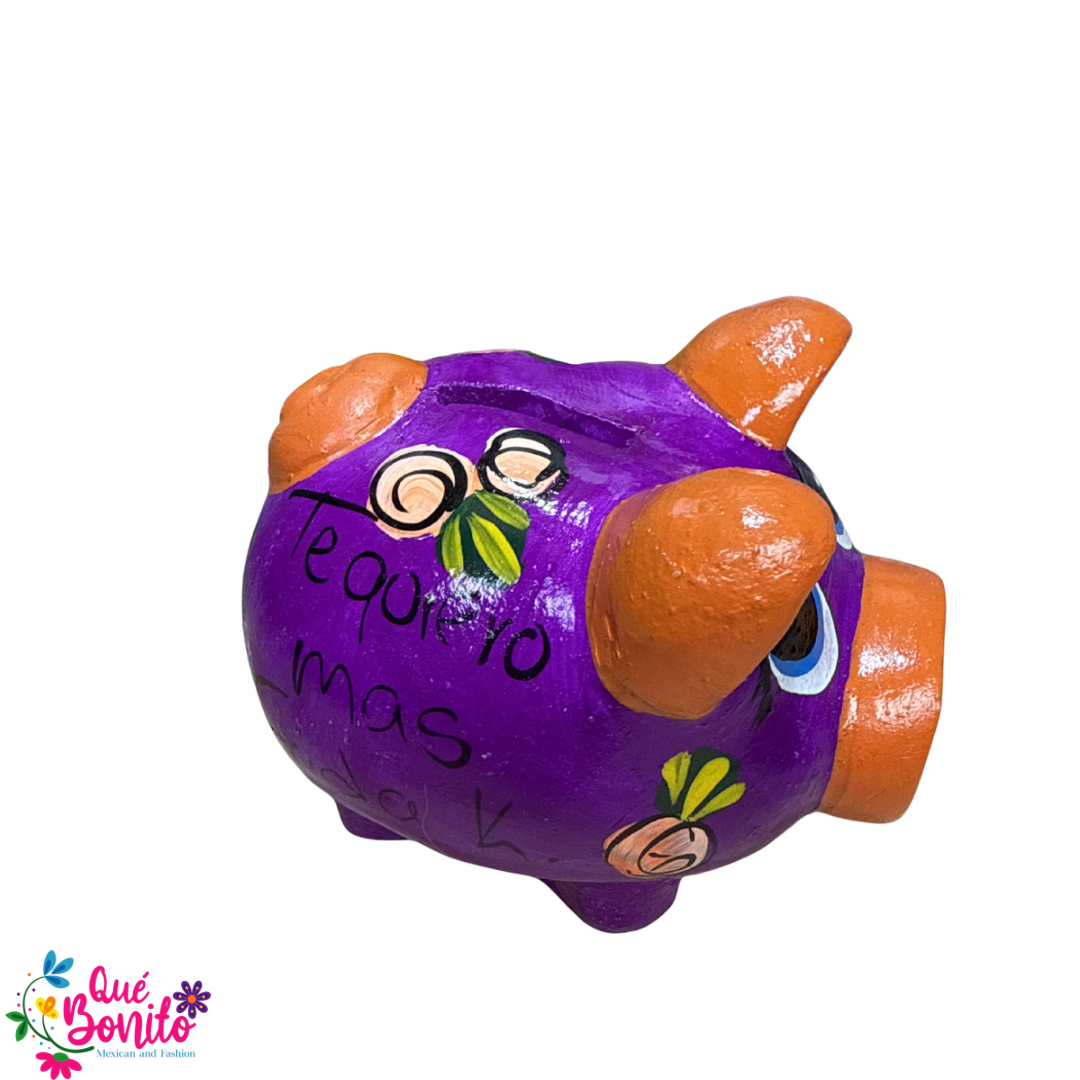 My First Piggy Bank Ceramic Hand Crafted 3.5”