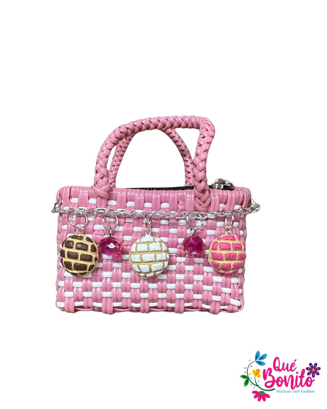 Little Hand Woven Bag with Chain