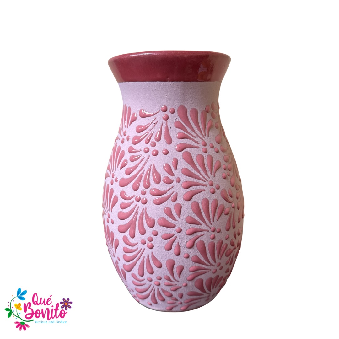 Floral Vase Hand Crafted Water Resistant