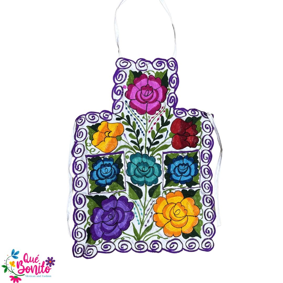 Floral Apron One Size with Adjustable Straps