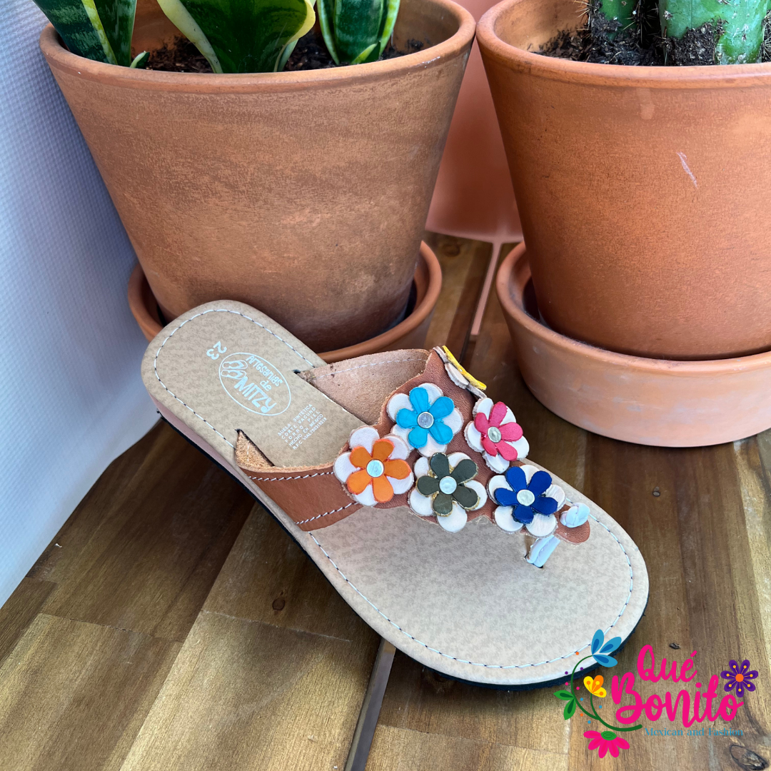 Hand Crafted Leather Huarache Size 5 USA