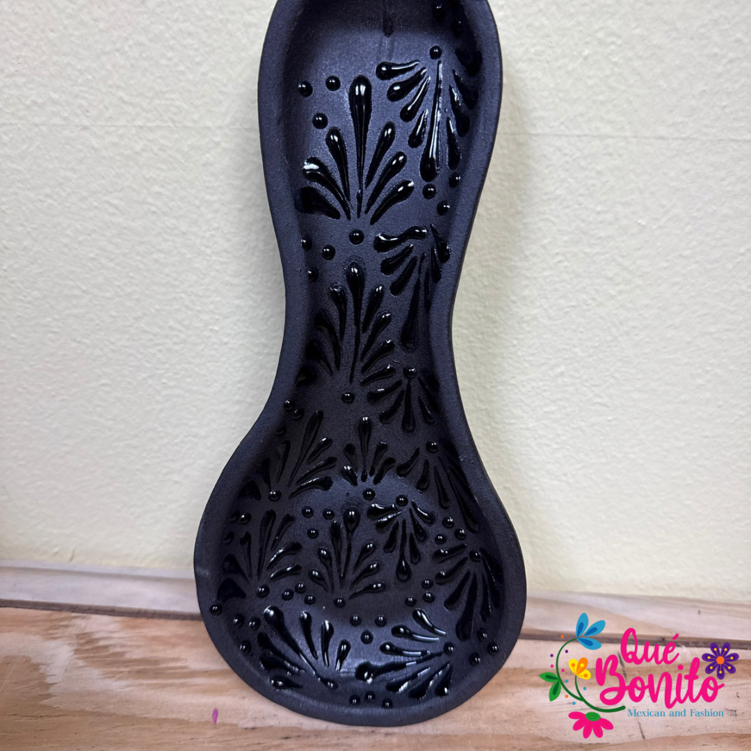 Spoon Holder Clay Black, Pink and Sand Color.