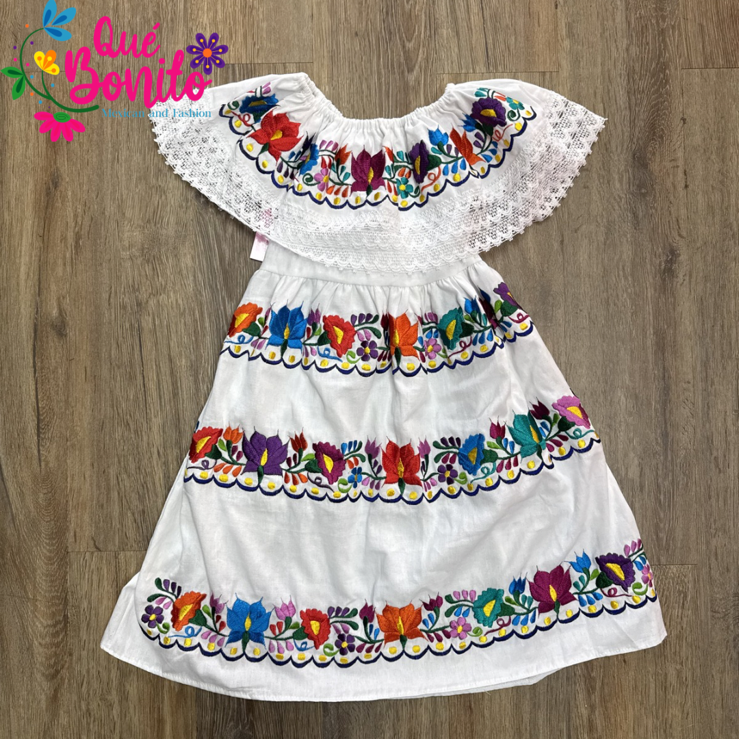 Fiesta Party Dress Que Bonito Mexican and Fashion