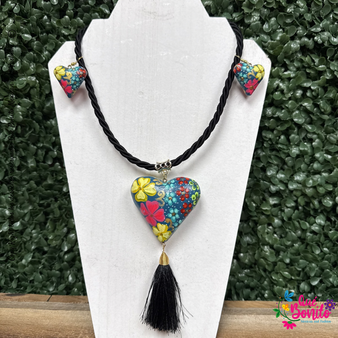 Heart Necklace Handcrafted Versatile Styles One Size