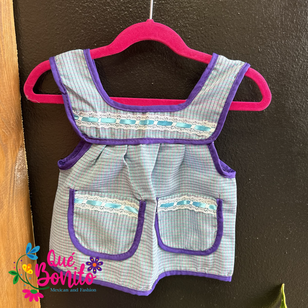 Size 2T Apron for Girls w/Pockets