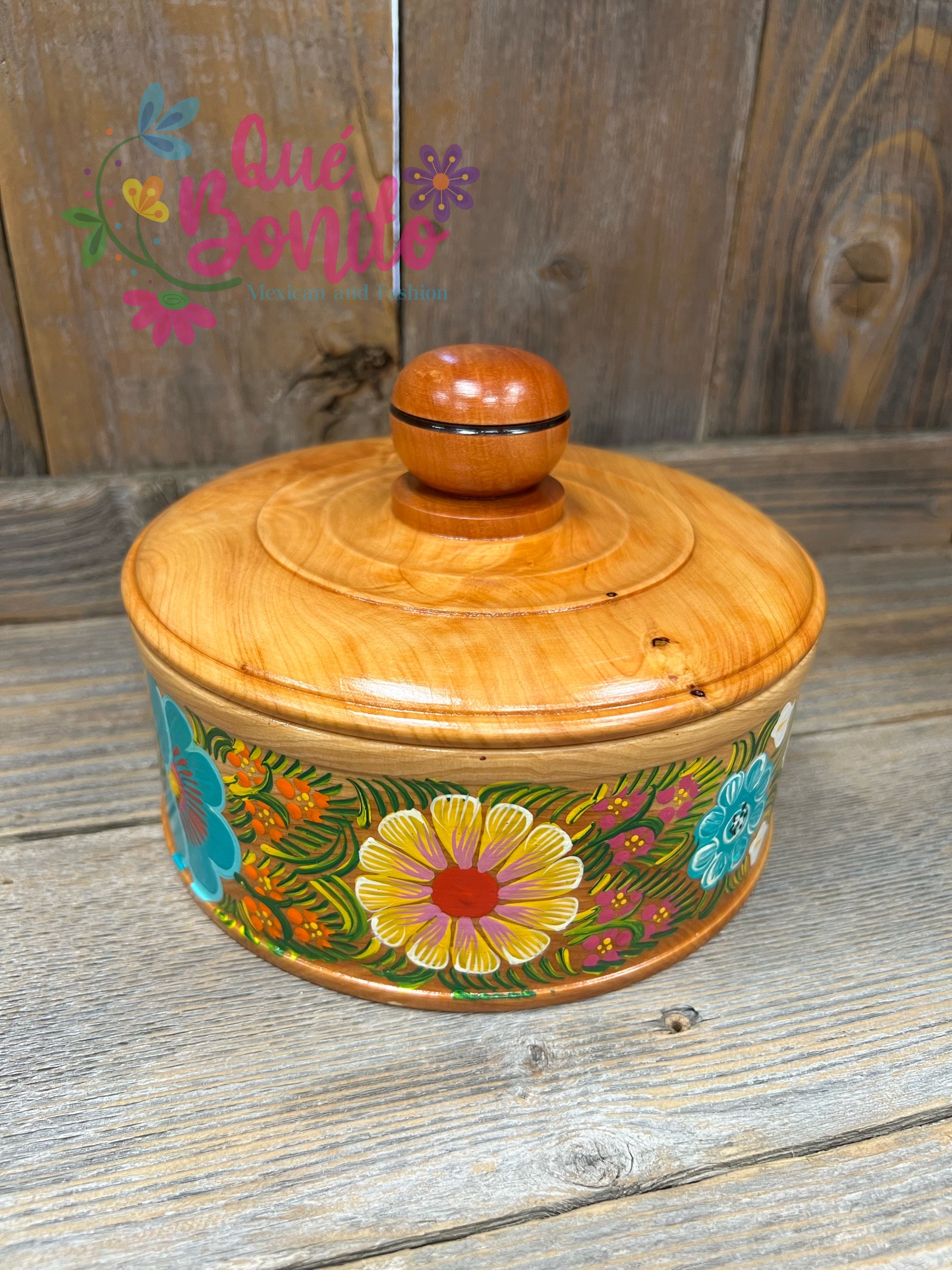 Wood Tortillera with Lid