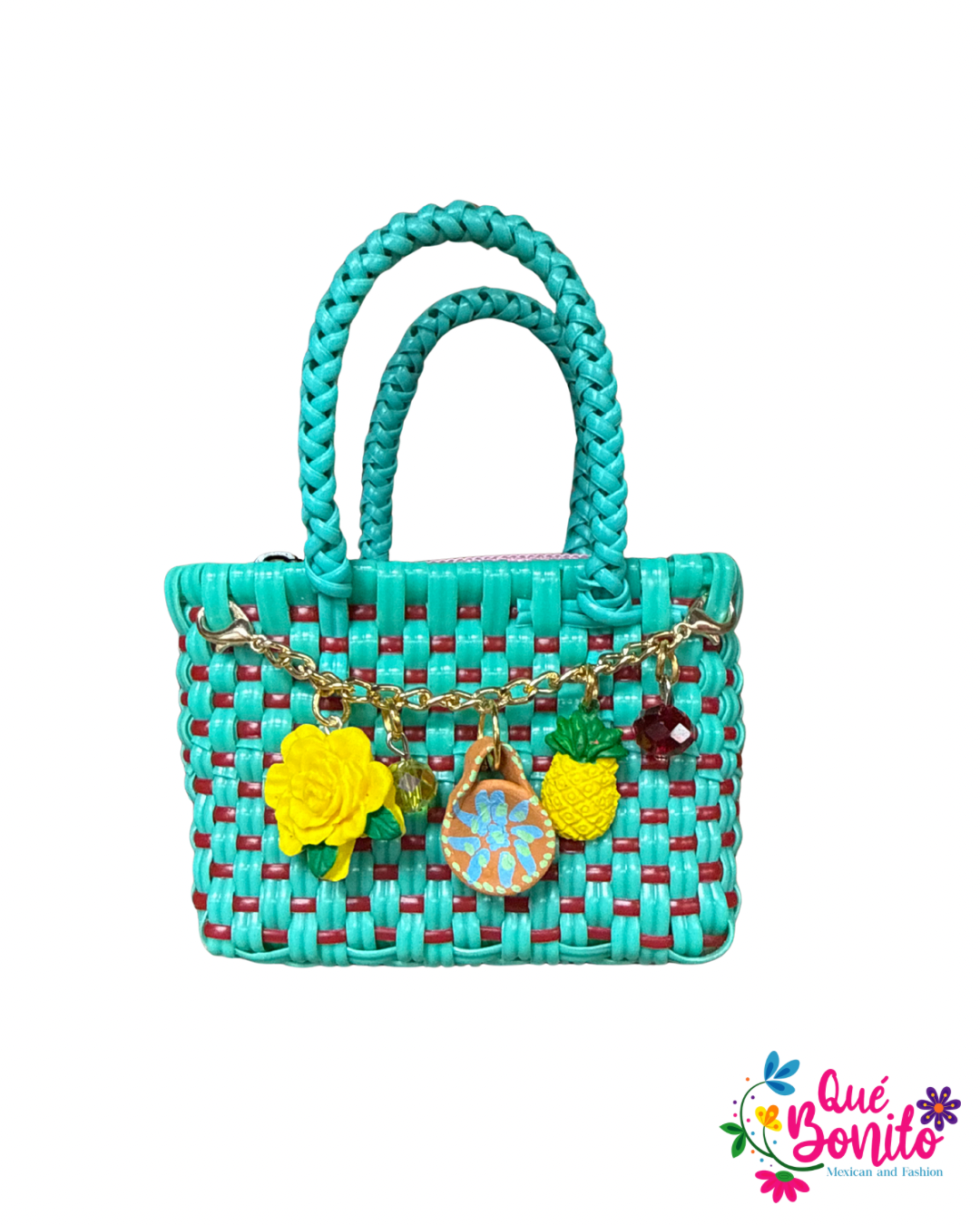 Little Hand Woven Bag with Chain