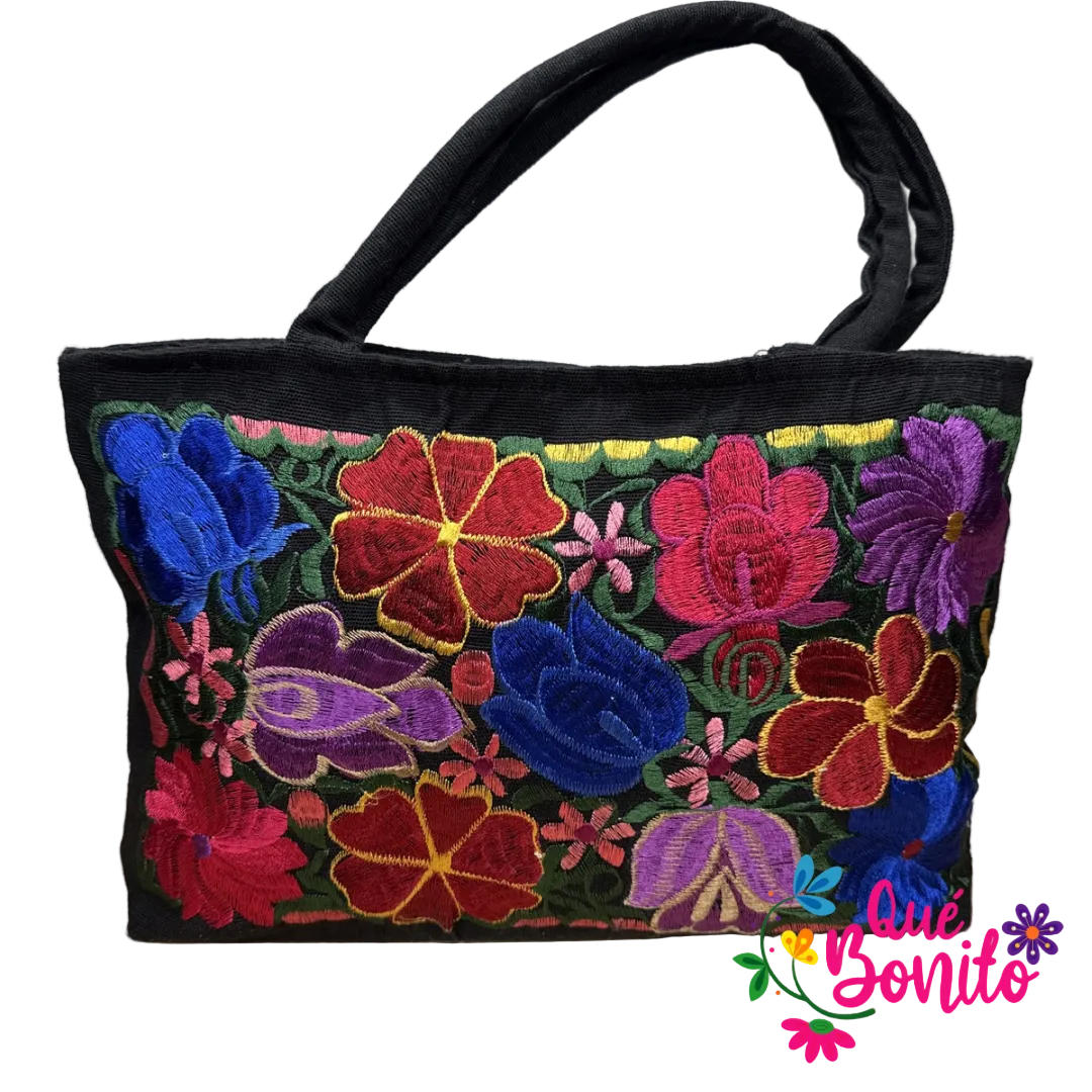 Floral Hand Bag Que Bonito Mexican and Fashion