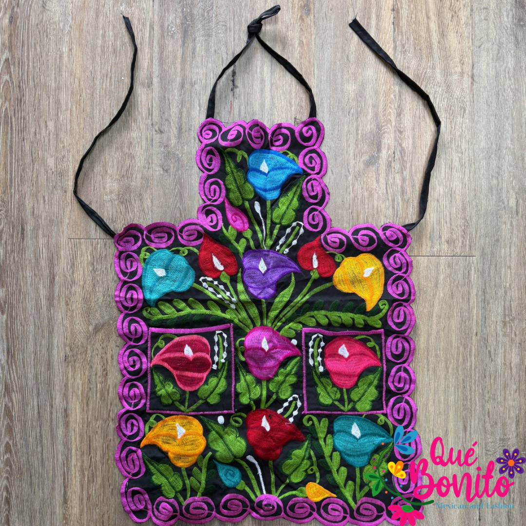Floral Apron One Size with Adjustable Straps