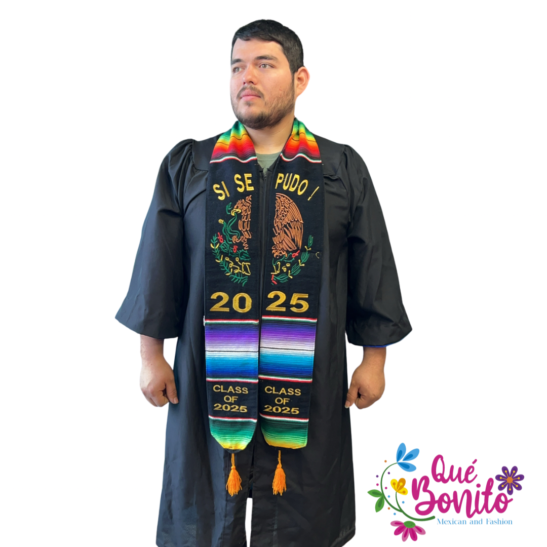 2025 Authentic Graduation Stoles Men