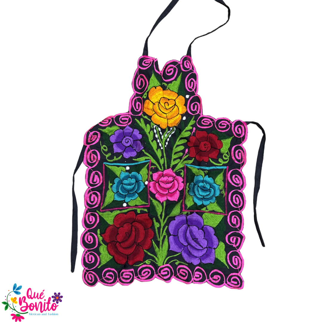 Floral Apron One Size with Adjustable Straps