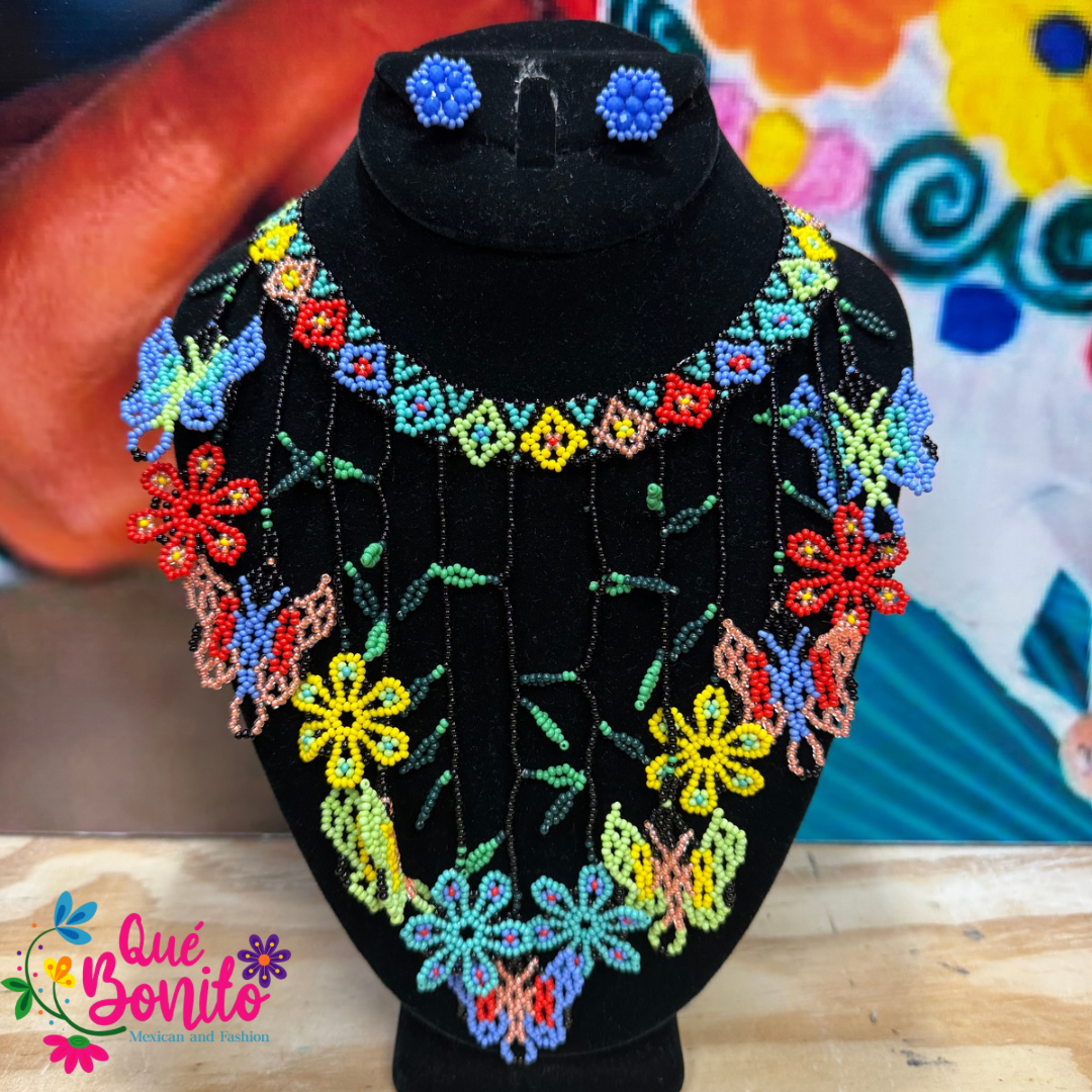 Necklace Set Different Colors and Styles Hand Crafted with Beads