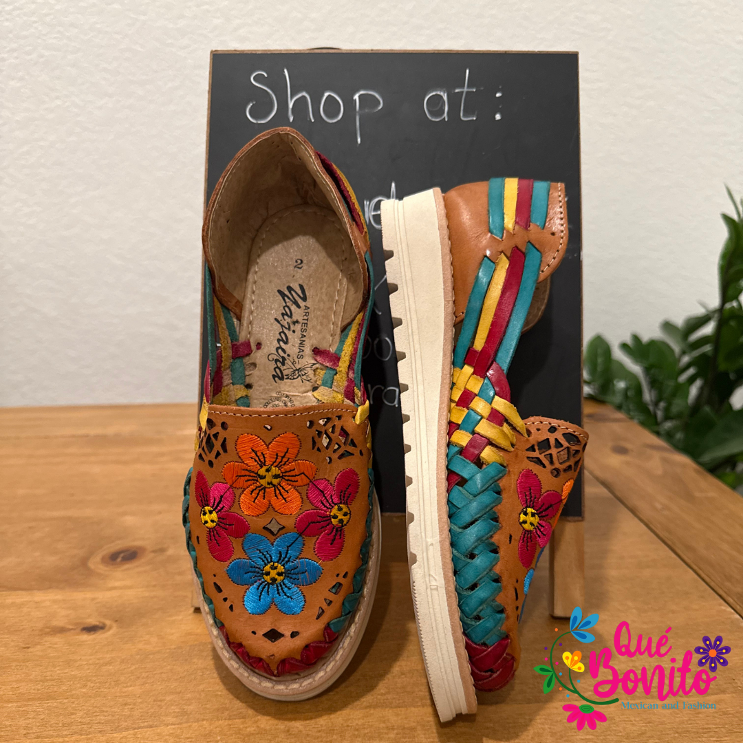 Hand Crafted Leather Huarache Size 5 USA