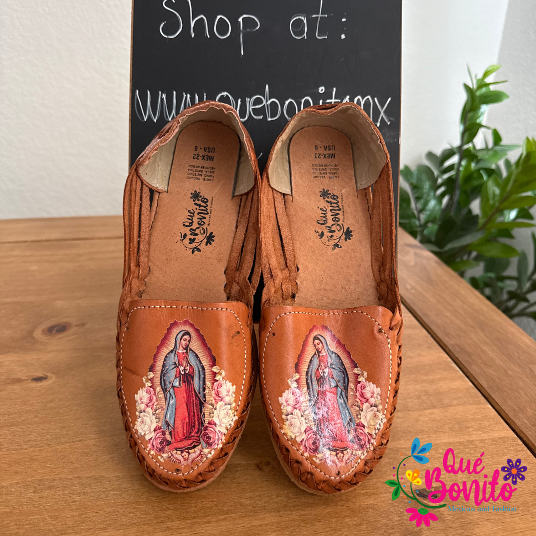 Hand Crafted Leather Huarache Size 5 USA