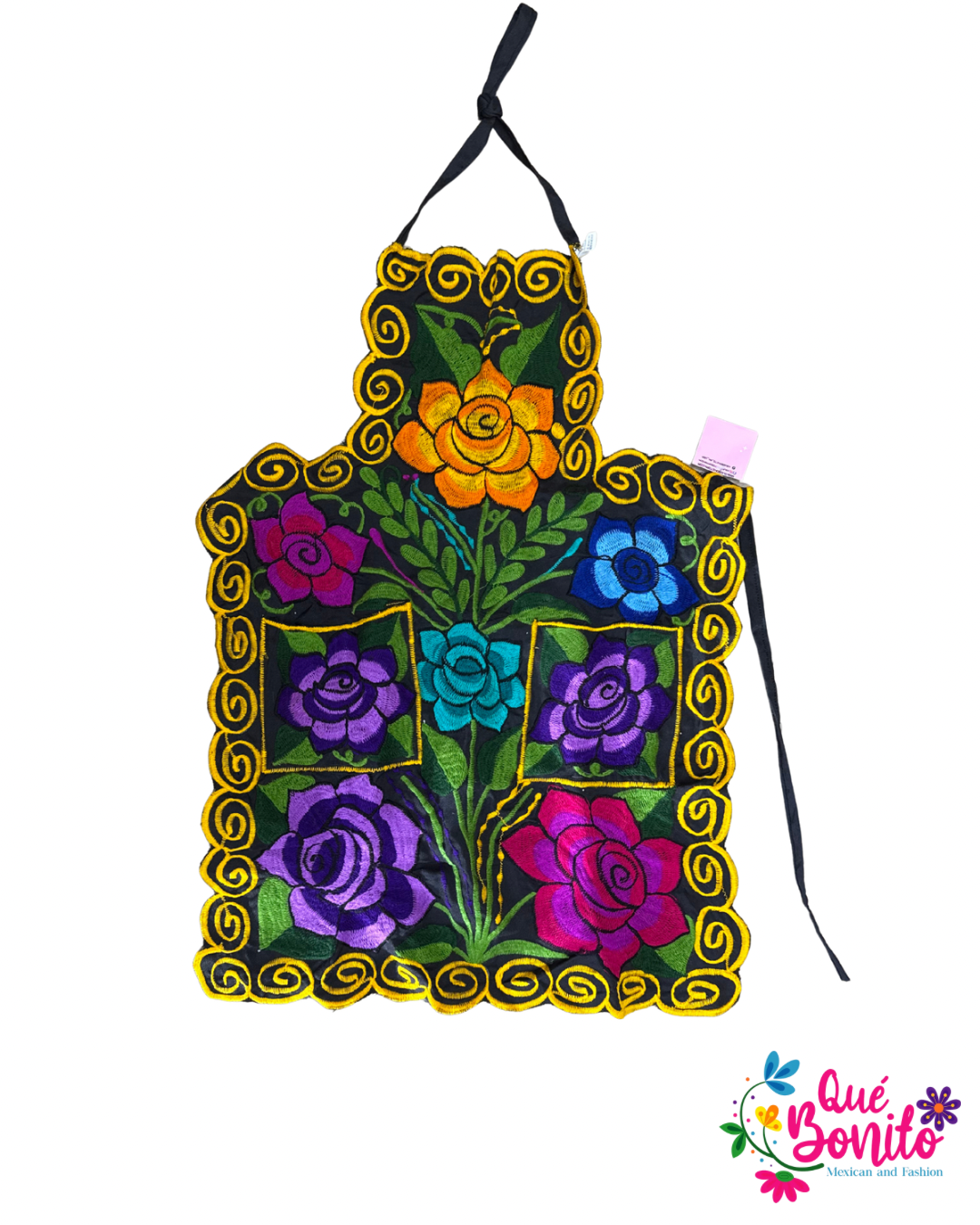 Floral Apron One Size with Adjustable Straps