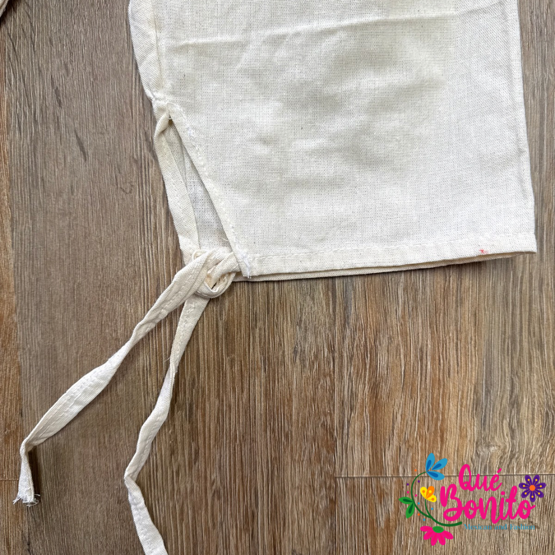 Set of Pants, Shirt and Poncho Guadalupano for Boys Cotton