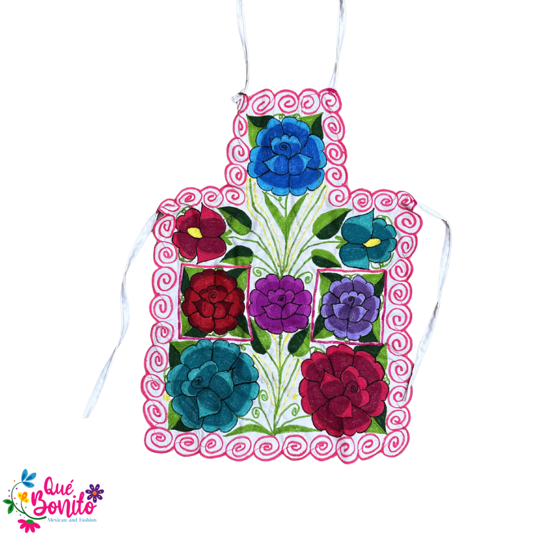 Floral Apron One Size with Adjustable Straps