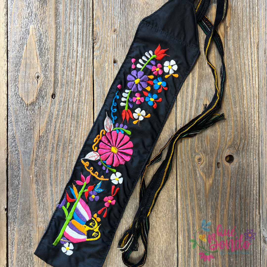 Embroidered Belt Fabric One Size Que Bonito Mexican and Fashion
